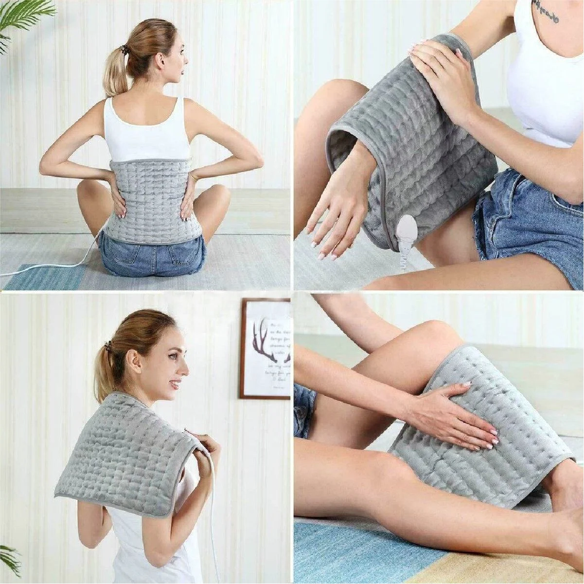Thảm Chườm Nóng Kachi MK363 giảm đau nhức, đệm sưởi ấm, chăn điện