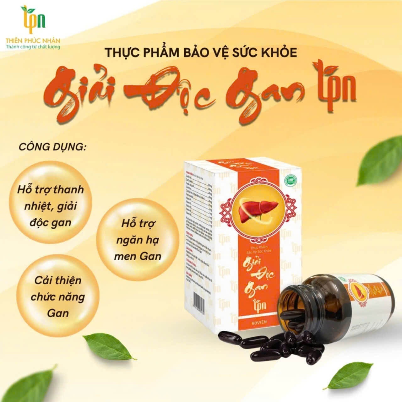 GIẢI ĐỘC GAN TPN - Hộp 60 viên