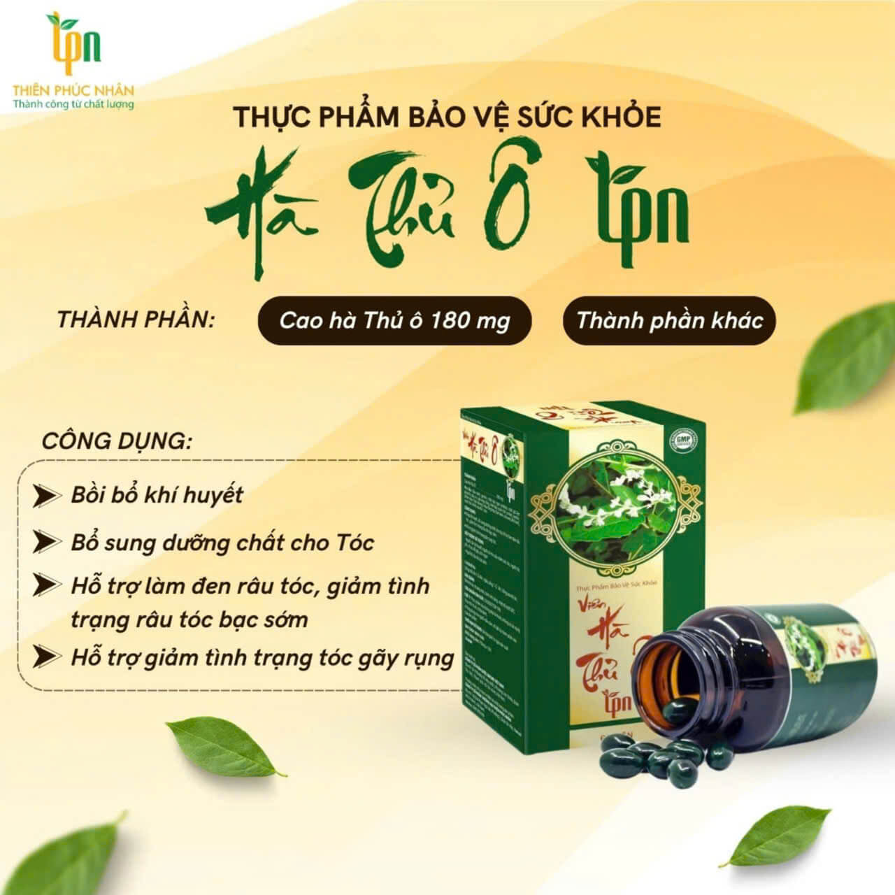 Viên Hà thủ ô TPN - Hộp 60 viên
