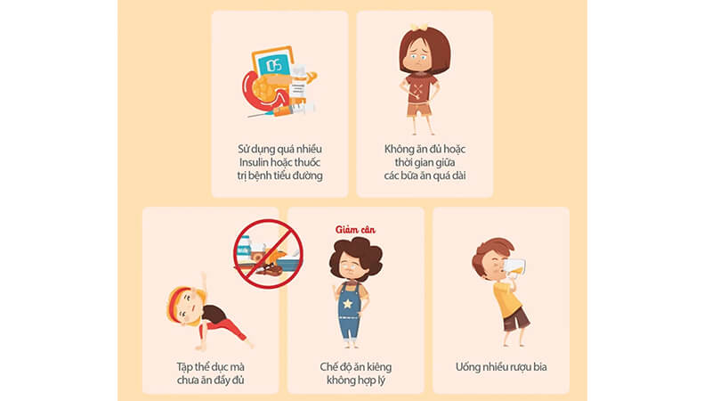 nguyên nhân hạ đường huyết
